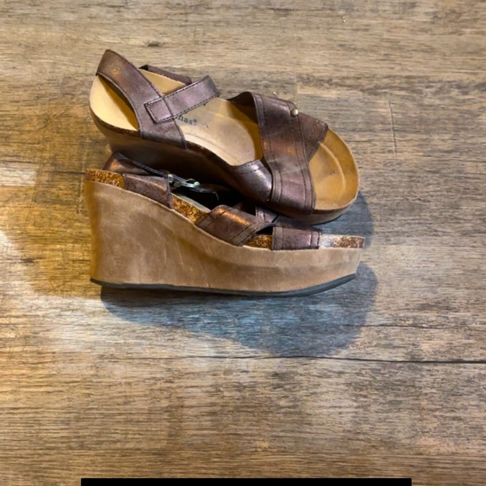 Pierre Dumas wedges size 6.5